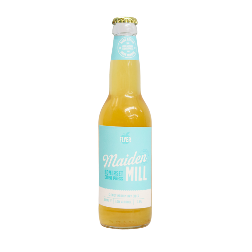 'Flyer' Medium Dry Cloudy Sparkling Cider (0.5% ABV)