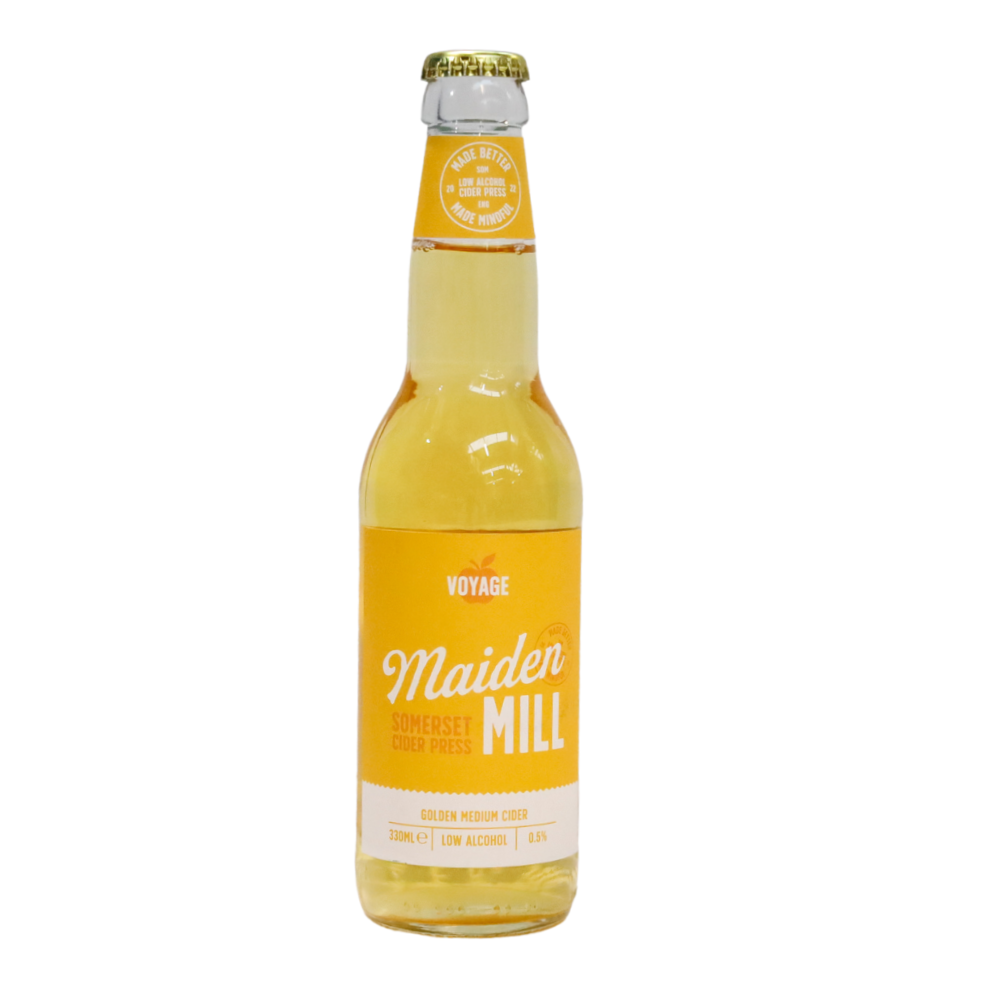 'Voyage' Medium Golden Sparkling Cider (0.5% ABV)